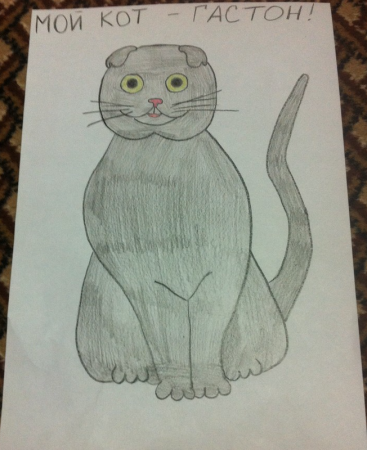 Рисунок на тему моё любимое животное