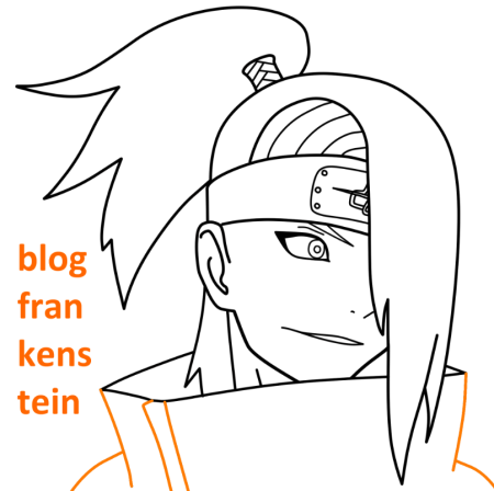 Дейдара рисовать