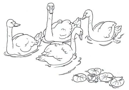 Поэтапное рисование утки для детей