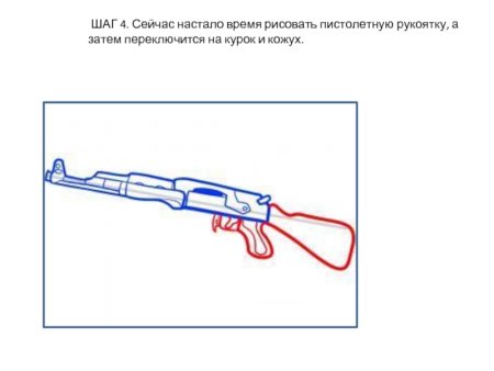 Раскраска Калашников