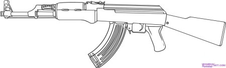 АК 74 вид сбоку чертёж