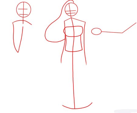 Японка рисунок 4 класс поэтапно