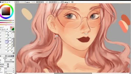 Волосы Paint Tool Sai