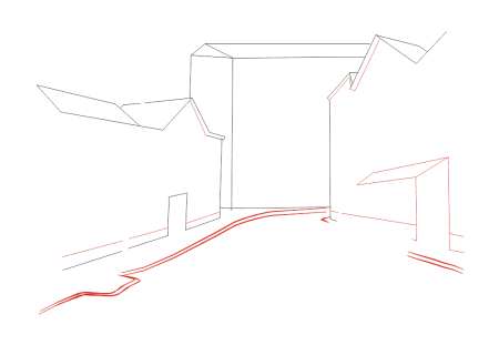 Рисунок города карандашом поэтапно