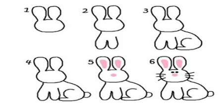 Рисование зайца в средней группе