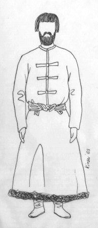 Русский народный костюм шаблон