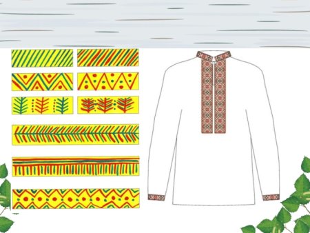 Рисунок русской национальной одежды