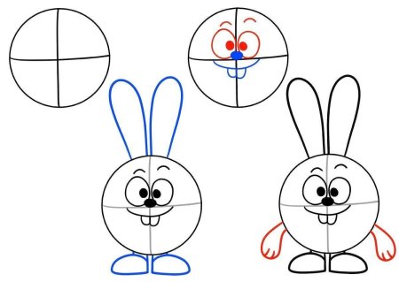 Пошаговые рисунки