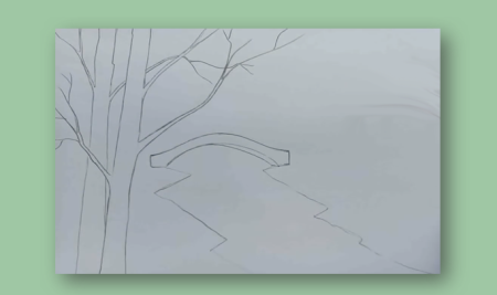 Рисунки зимы для срисовки