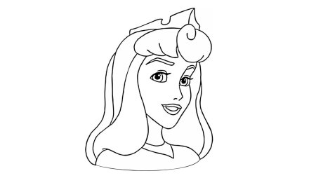Нарисовать спящую красавицу пошагово