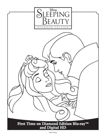 Ш Перро спящая красавица раскраска