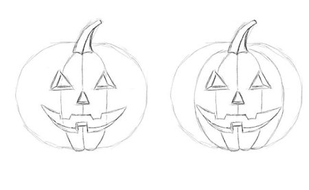 Хэллоуин рисунки срисовать