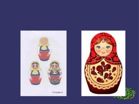 Матрешки для рисования детям