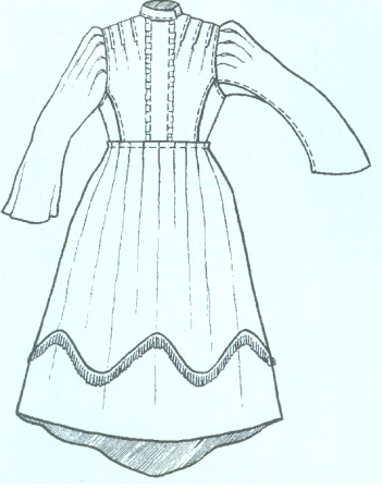 Русский народный костюм рисунок