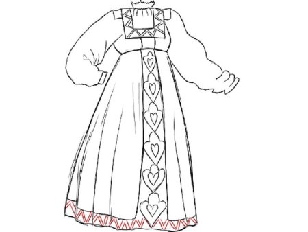 Национальный костюм марийцев рисунок