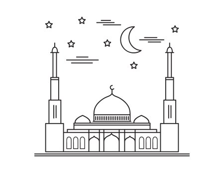 Идеи для срисовки мечеть легкие цветной (89 фото)