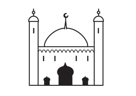 Мечеть Кааба вектор