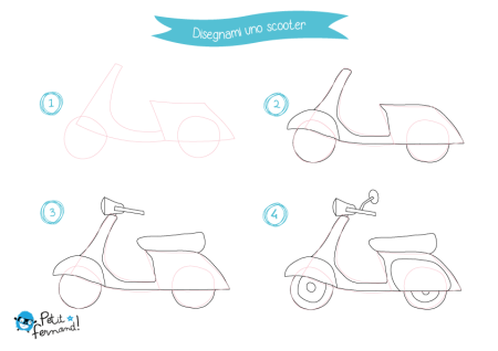 Схемы рисования транспорта для детей