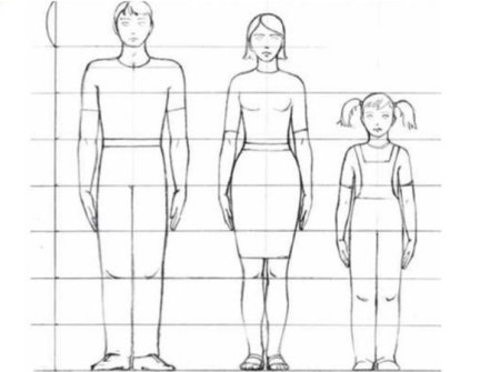 Фигура человека для рисования