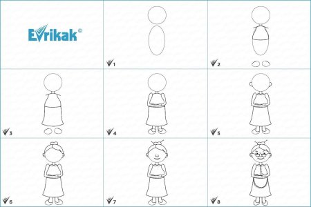 Поэтапное рисование человека для детей