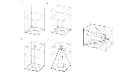 Конструктивное построение пирамиды
