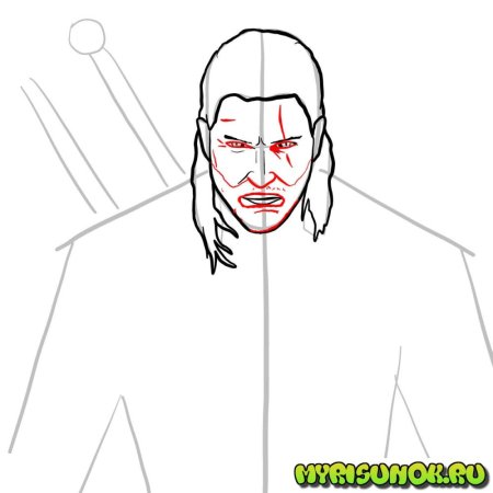 Рисуем Ведьмака пошагово