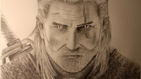 Геральт из Ривии для срисовки