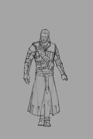 Ведьмак рисунки легкие