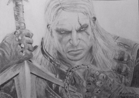 Ведьмак рисунки для срисовки