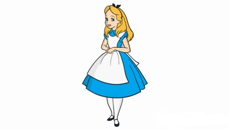 Алиса в стране чудес Алиса рисунок