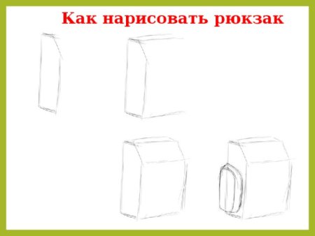 Рисунок портфеля поэтапный