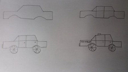 Схема рисования машины
