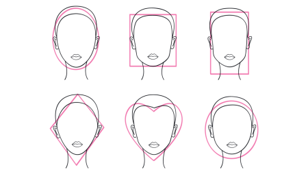 Форма лица для рисования