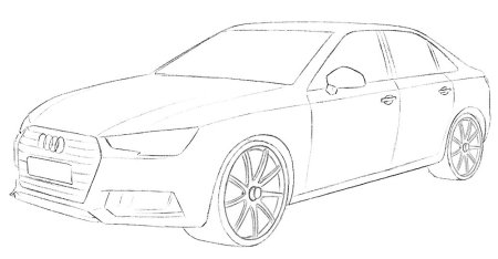 Набросок автомобиля