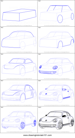 Ауди рисунок поэтапно