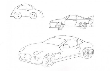 Ауди а5 карандашом