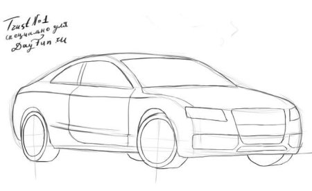 Audi a4 Allroad рисунок