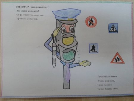Название рисунков по ПДД