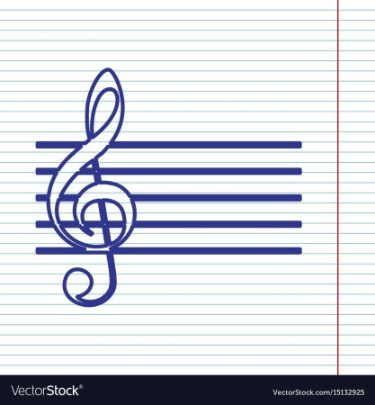 Нотные прописи скрипичный ключ