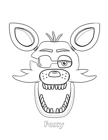 FNAF маска фредираскраска