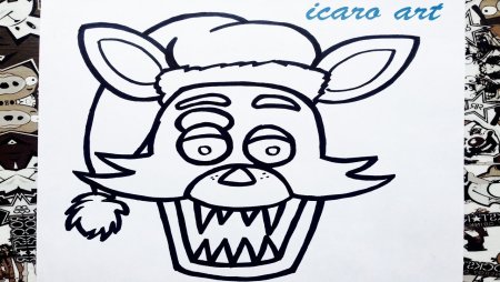 Глэм рок Фредди раскраска