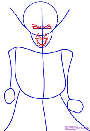 Поэтапное рисование вампиров