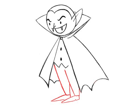 Вампир раскраска для детей