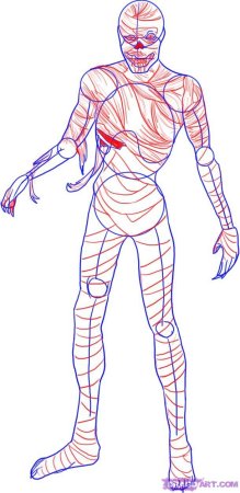 Рисуем мумию