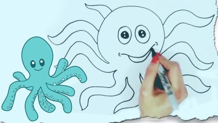 Как нарисовать морского конька поэтапно
