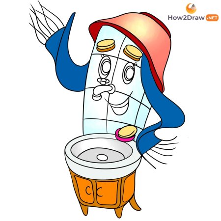 Рисунок Мойдодыра для детей