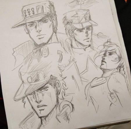 Джотаро Куджо скетч