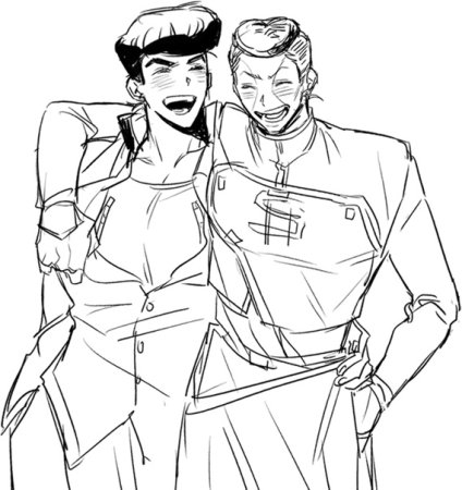 Джоске Хигашиката и Окуясу Ниджимура