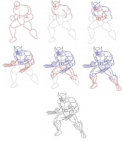 Уроки рисования супергероев