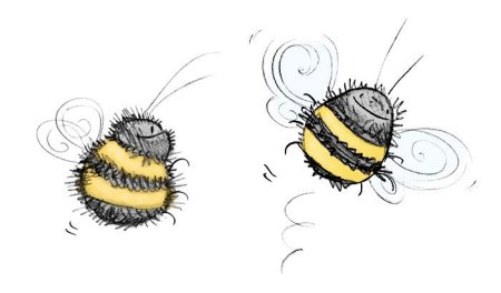 Поэтапное рисование пчелы для детей
